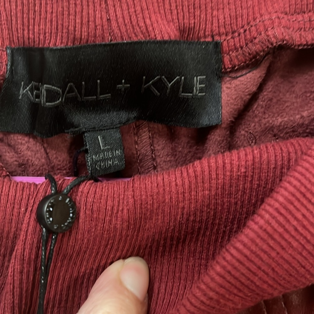 Kendal n Kylie women vegan leather joggers - Picture 5 of 8